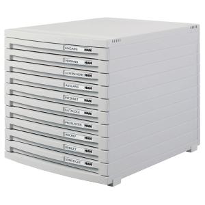 Schubladenbox CONTUR, 10 offene Schübe HAN 1510-0-19 (4012473151000)