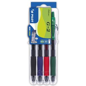 Gelschreiber G2-7 0,4 mm 4er Eco-Set sortiert PILOT 2605S4E (3131910551652)