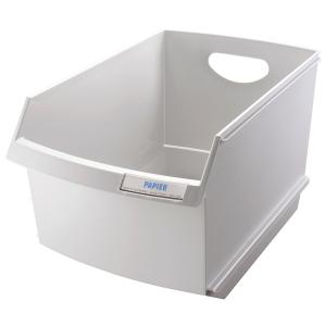 Papierkorb LOGO-DRIVE, Polystyrol, 25 Liter, lichtgrau HAN 1849-11 (4012473184916)