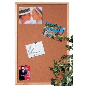 Korktafel mit Holzrahmen, (B)1.000 x (H)600 mm MAUL 27061-70 (4002390009874)