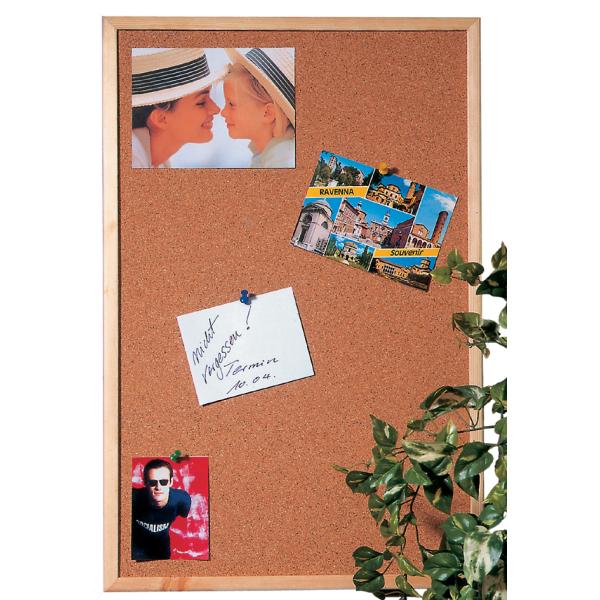 Korktafel mit Holzrahmen, (B)1.000 x (H)600 mm MAUL 27061-70 (4002390009874)