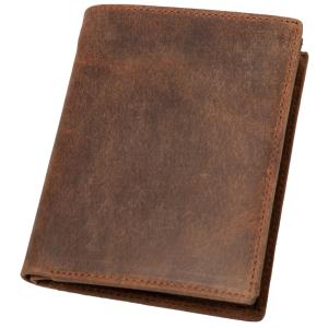 Geldbörse, im Hochformat, aus Leder, braun Alassio 42240 (4021068422401)