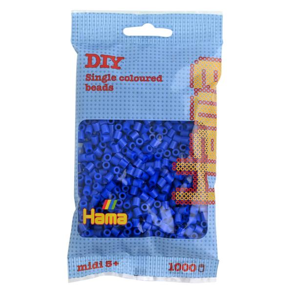 midi, blau, im Beutel Hama Bügelperlen 207-08 (0028178207083)