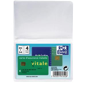 Ausweishülle, PVC, 1-fach, Format: 85 x 55 mm Oxford 100210823 (3045050314414)