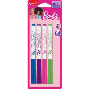 Whiteboard-Marker Barbie, 4er Blister Maped 741301 (3154147413012)