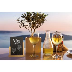 Tischaufsteller ELEGANT, klein, teak Securit ELE-TE-SM (8718226495631)