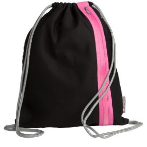 Sportbeutel 'Go', schwarz / dunkelrosa PAGNA 99522-34 (4009212056474)
