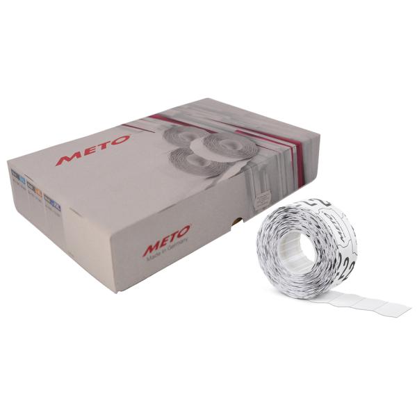 Etiketten für Preisauszeichner, 26 x 16 mm, weiß METO 9133191 (4023218594044)