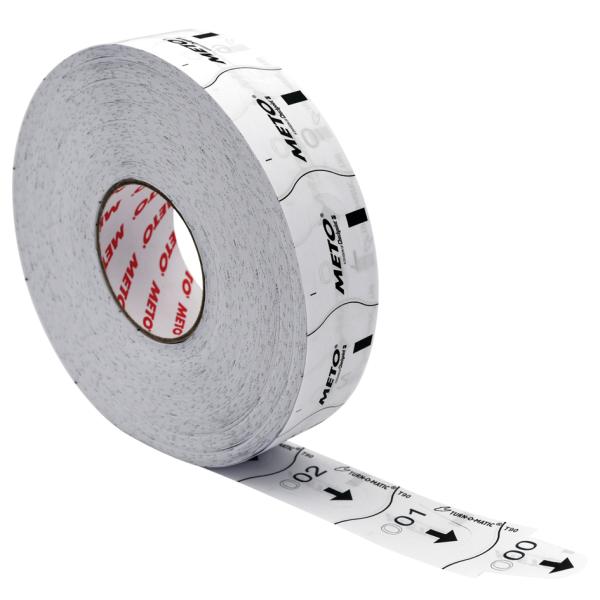 Tickets T90 für Ticketspender Turn-O-Matic, weiß METO 39649170 (8424649078077)