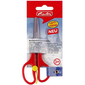 Bastelschere, mit Schneidhilfe, rund, Länge: 130 mm herlitz 300014824 (4008118740050)