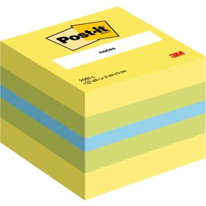 Haftnotiz-Würfel Mini, 51 x 51 mm, gelbtöne/ blau Post-it 2051-L (4001895853814)