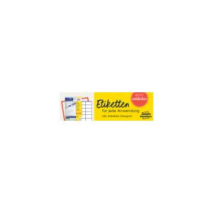 Universal-Etiketten 45,7x21,2 mm weiß 4.800 Etiketten wiederablösbar AVERY ZWECKFORM L4736REV-100 (4004182433294)