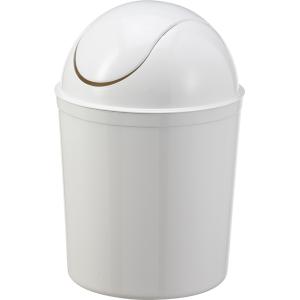 Schwingdeckel-Abfalleimer, 5 Liter, silber plast team 13450803 (5706773134595)