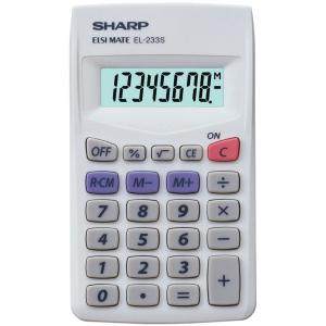 SHARP Taschenrechner EL-233 S, Batteriebetrieb EL-233S (4974019023014)