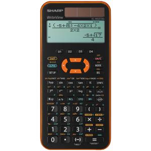 SHARP Schulrechner EL-W531 XG, Farbe: orange 82-ELW531XG-YR (4974019029962)
