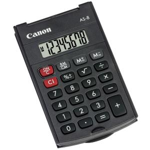 Taschenrechner AS-8, Batteriebetrieb Canon (4960999673615)