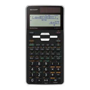 SHARP Schulrechner EL-W531 TG, Farbe: schwarz / weiß ELW531TGWH (4974019887821)