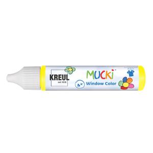 Window Color Pen 'MUCKI', gelb, 29 ml KREUL 24403 (4000798243951)
