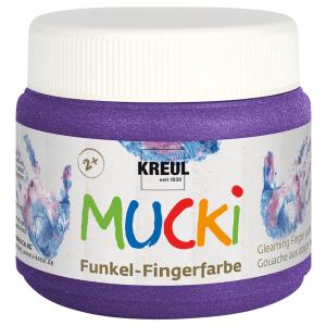 Funkel-Fingerfarbe 'MUCKI', zauber-lila, 150 ml KREUL 23121 (4000798117108)