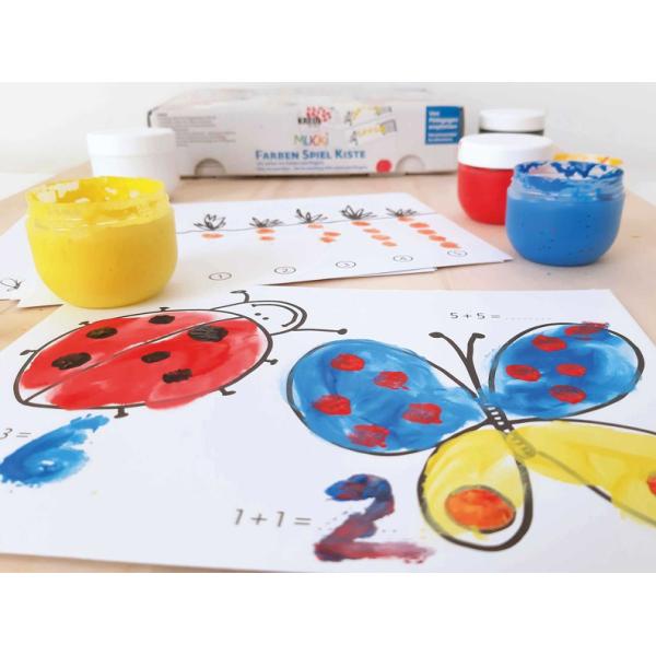 KREUL Fingerfarben MUCKi Farben Spiel Kiste