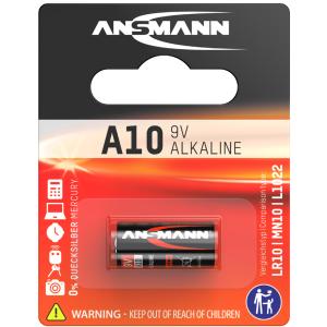 Alkaline Batterie A10, 9 Volt, 1er Blister ANSMANN 1510-0006 (4013674021321)