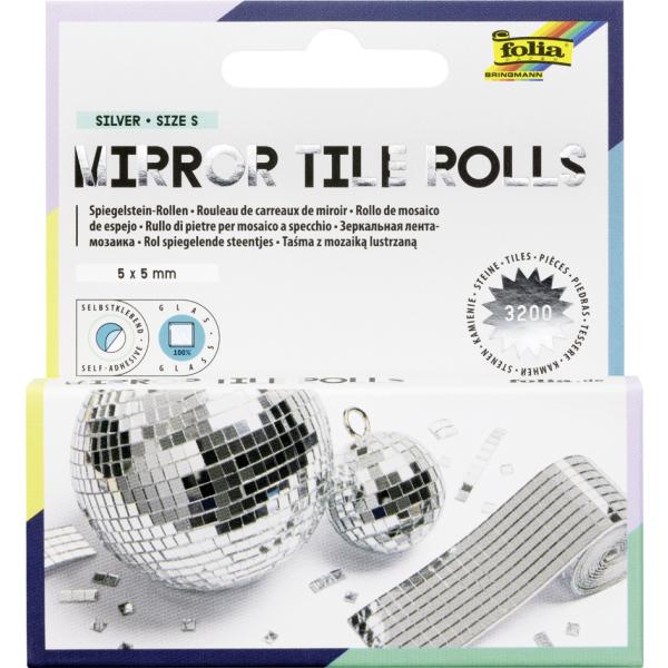Spiegelstein-Rolle 'Mirror Tile Rolls', Größe: M folia 541060 (4001868138313)