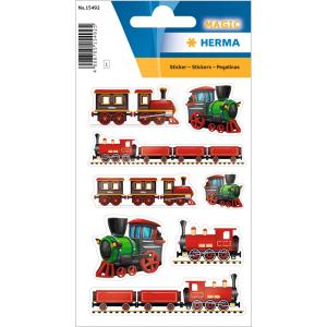 Sticker MAGIC 'Eisenbahn', aus Glanzfolie HERMA 15492 (4008705154925)