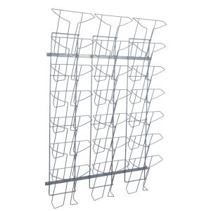 Wandprospekthalter 'DDFIL21 M', 21 Fächer, Drahtmetall ALBA (3129710011582)