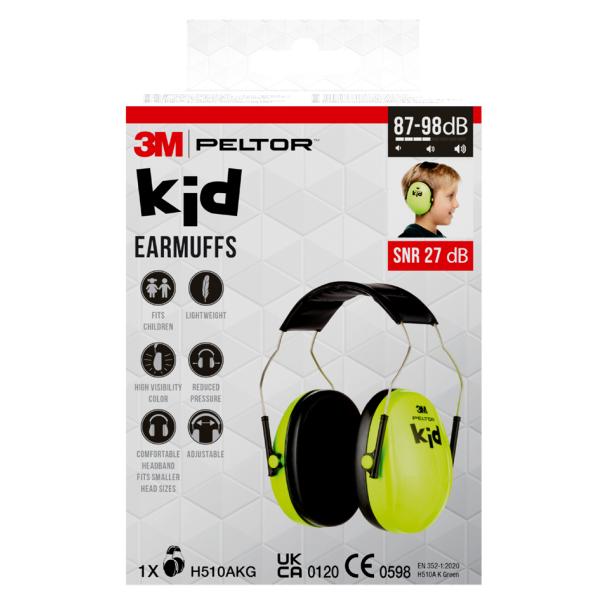 Peltor kid Kapsel-Gehörschutz H510, neonpink / schwarz 3M H510AKP-1 (5902658102929)
