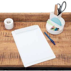 Klemmbrett go uni Recycling, DIN A4, weiß MAUL 2325102.ECO (4002390087629)