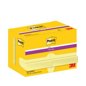 Super Sticky Notes Haftnotizen, 127 x 76 mm Post-it 655-12SSCY (4064035065850)