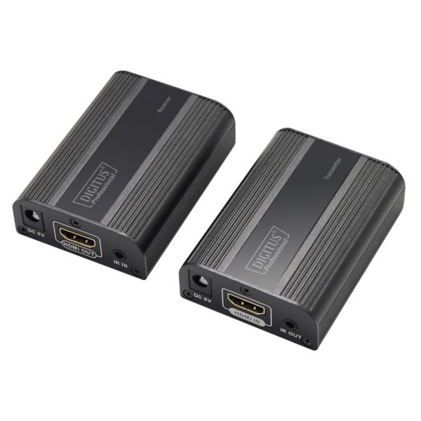 4K HDMI Extender set, 4K/ 60Hz, HDMI 2.0, 30/ 60 m DIGITUS DS-55204 (4016032436270)