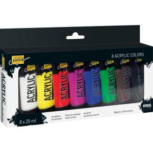 Acrylfarbe SOLO Goya Acrylic, 20 ml, 8er-Set KREUL 84171 (4000798841713)