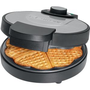 Waffeleisen WA 3492, Edelstahl/ schwarz CLATRONIC 261681 (4006160616811)