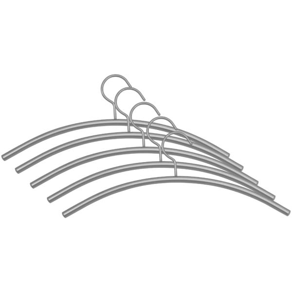 Stahl-Kleiderbügel, alusilber kerkmann 39621914 (4044917202504)