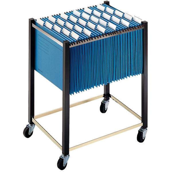 Hängemappen-Wagen, DIN A4/ DIN A3, 4 Lenkrollen, braun LEITZ 1971-00-00 (4002432345595)