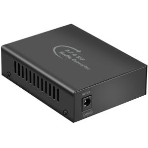 LogiLink 2, 5 Gigabit Medienkonverter, RJ45/ SFP, schwarz NMC002 (4052792075571)
