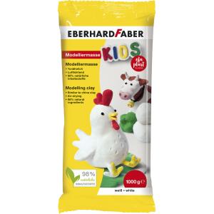 Modelliermasse EFA Plast KIDS, weiß, Eimer EBERHARD FABER 570103 (4087205701037)