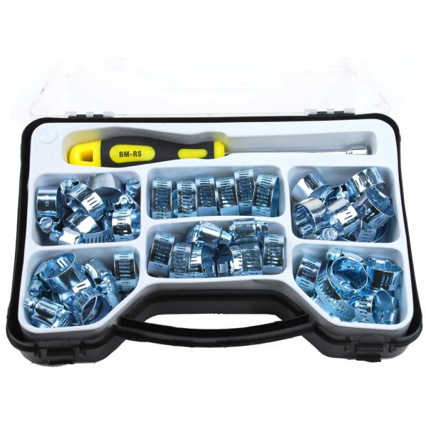 Schlauchschellen-Sortiment, 50-teilig BRÜDER MANNESMANN M60046 (4003315711872)