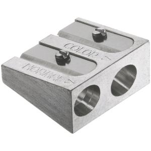 FABER-CASTELL Doppel-Spitzer aus Metall, silber Faber-Castell 185710 (4005401857105)
