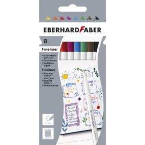 EBERHARD FABER Fineliner 8 Stück Kartonetui