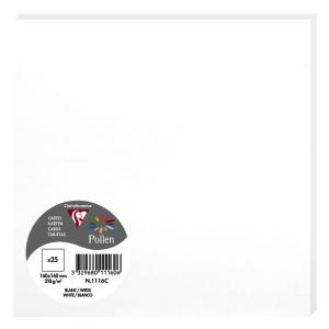 Karte 160 x 160 mm, elfenbein Pollen by Clairefontaine 1117C (3329680111705)