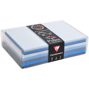 Karten-Set, Sortierung Blautöne Pollen by Clairefontaine 20861C (3329680208610)