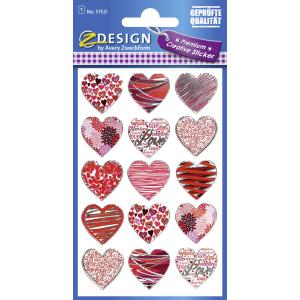 ZDesign CREATIVE Sticker 'Herzen', Effektfolie 57521 (4004182575215)
