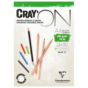 Zeichenpapierblock 'CRAY'ON', DIN A5 Clairefontaine 975019C (3329689750196)