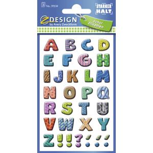 ZDesign SCHOOL Zahlen-Etiketten, Zahlen: 0-9, bunt 59335 (4004182593356)