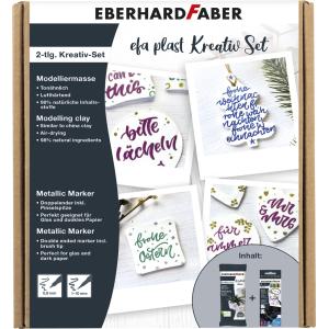 Modelliermasse-Set EFA Plast, Kreativ-Set EBERHARD FABER 570199 (4087205701990)