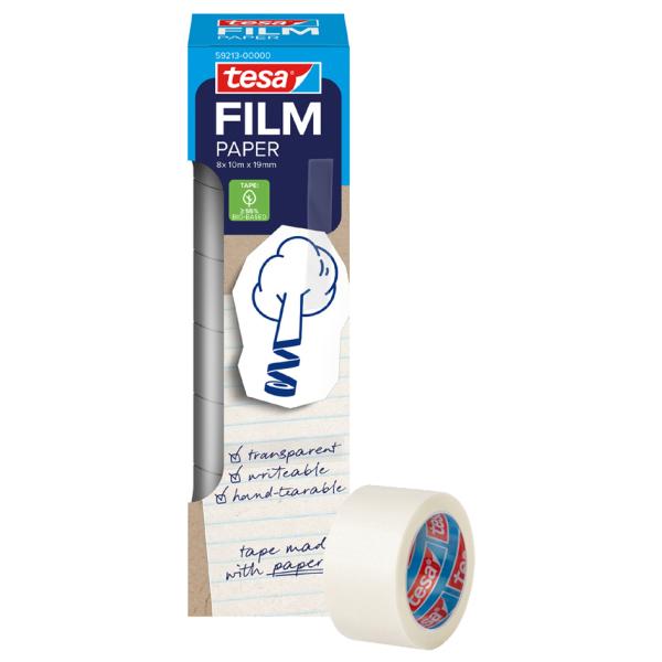 Film PAPER, transparent, 19 mm x 33 m, Office Box tesa 59215-00000-00 (4063565479793)
