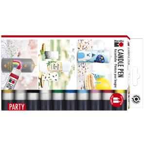 Kerzenmalfarbe 'Candle Pen', 10er Set Marabu 1805000009882 (4007751852212)