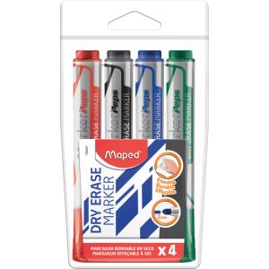 Whiteboard-Marker Marker'Peps Jumbo, 4er Etui Maped 735047 (3154147350478)